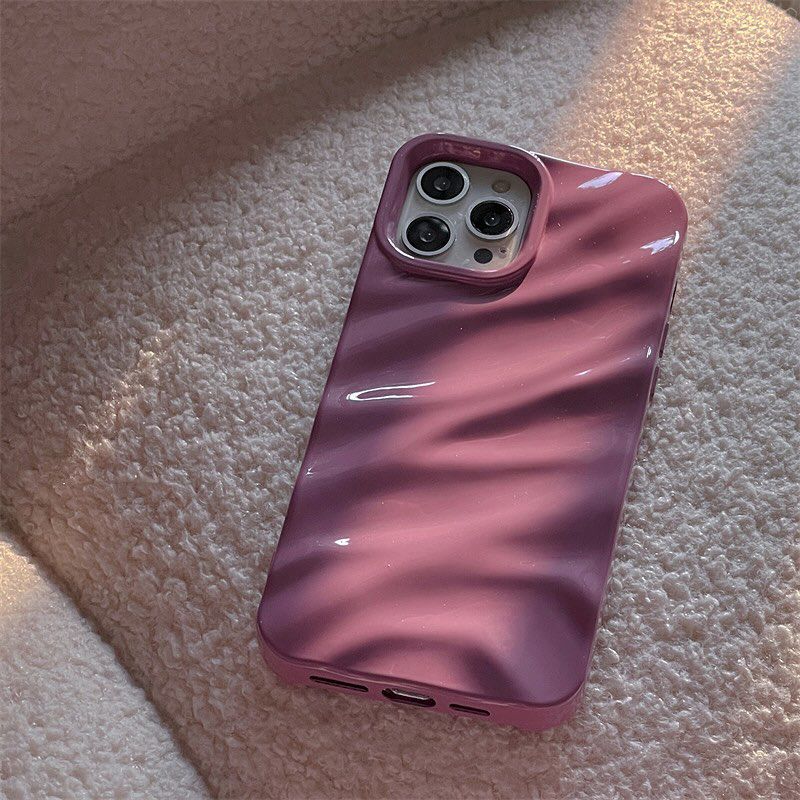 Lavender Silicone Wave iPhone Case | iPouch™
