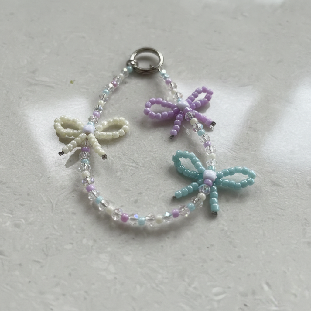 Pastel Dragonfly Phone Charm - Macro Charm Detail Close Up