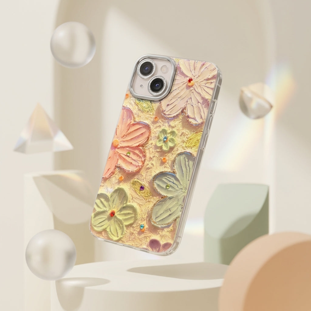 3D Floral Pastel iPhone Case | iPouch™