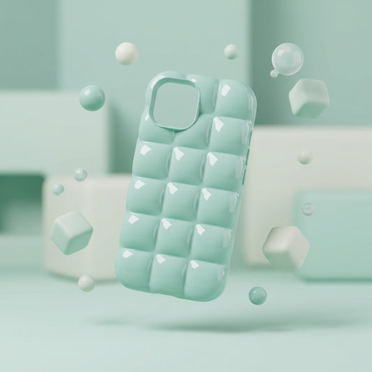 Puffer Bubble iPhone Case – Mint Green | iPouch