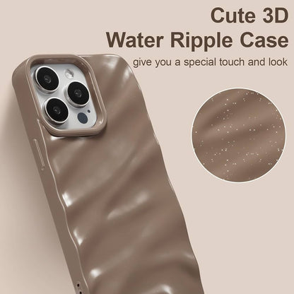 Beige Silicone Wave iPhone Case | iPouch™