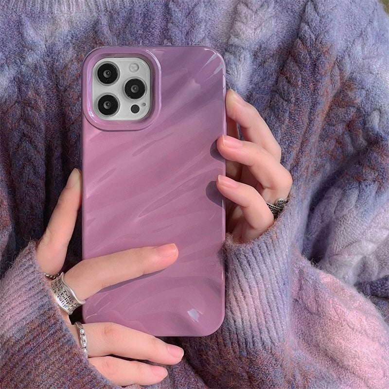 Lavender Silicone Wave iPhone Case | iPouch™