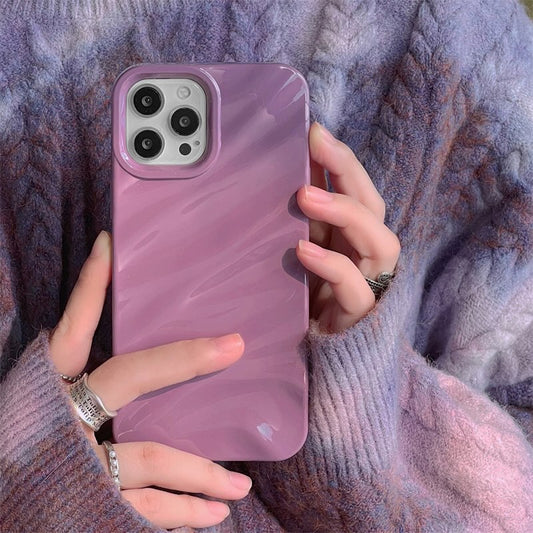 Lavender Silicone Wave iPhone Case | iPouch™
