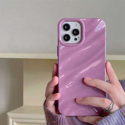 Lavender Silicone Wave iPhone Case | iPouch™