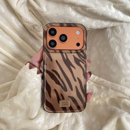 Bronze Tiger Stripe iPhone Case