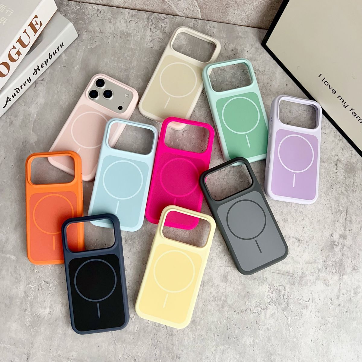 MagSafe Silicone iPhone Case — 9 Colours