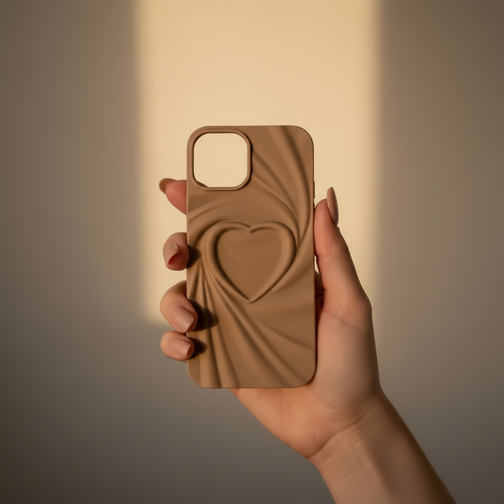 Brown Case Hand Square