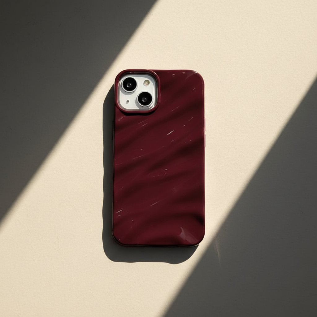 Burgundy Case Hero Shot