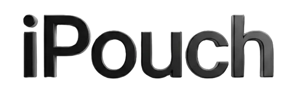Logo of 'iPouch' in black text on a white background