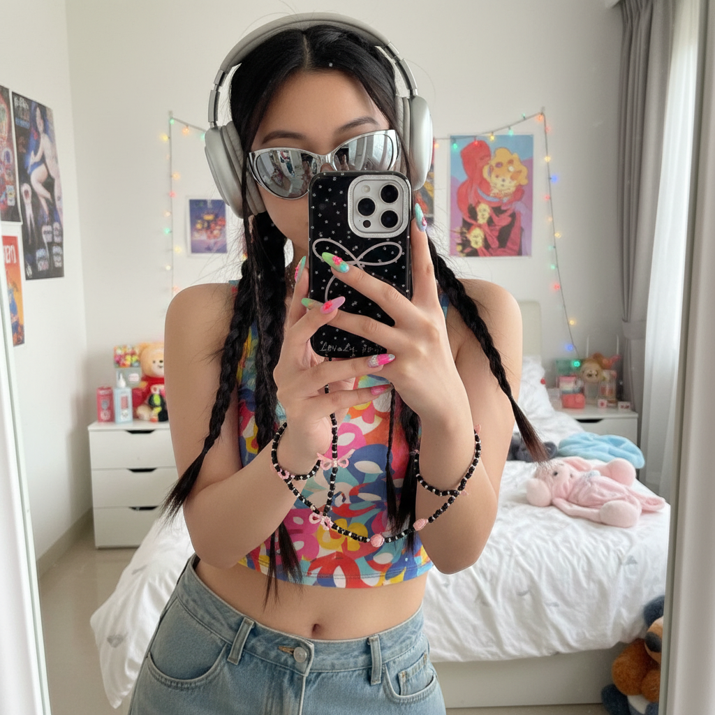 Lovely Power Mirror Selfie