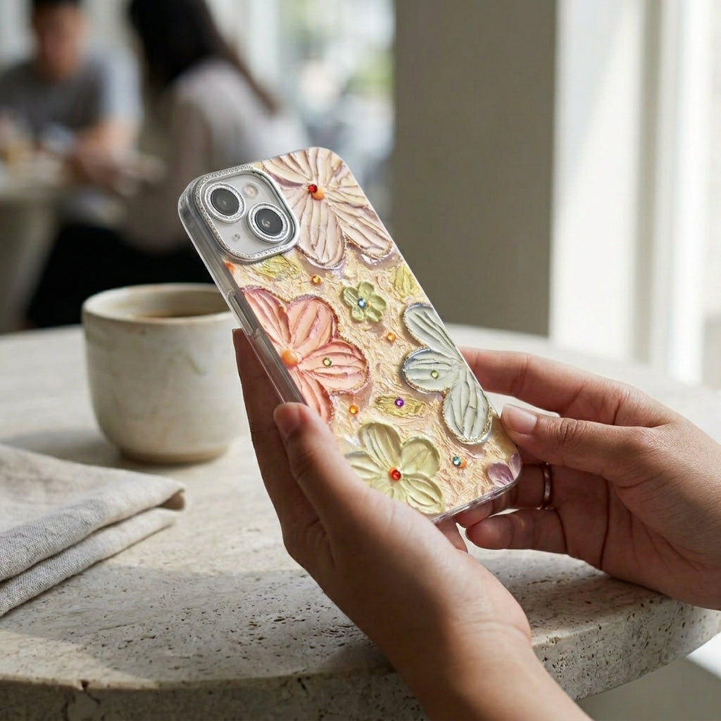 3D Floral Pastel iPhone Case | iPouch™