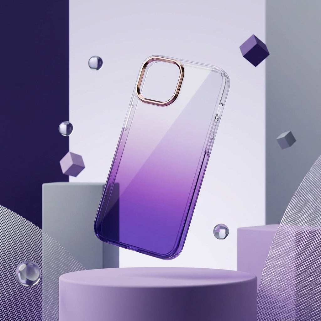 Gradient Fade iPhone Case – Purple Edition