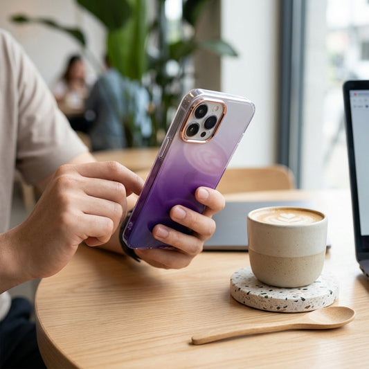 Gradient Fade iPhone Case – Purple Edition
