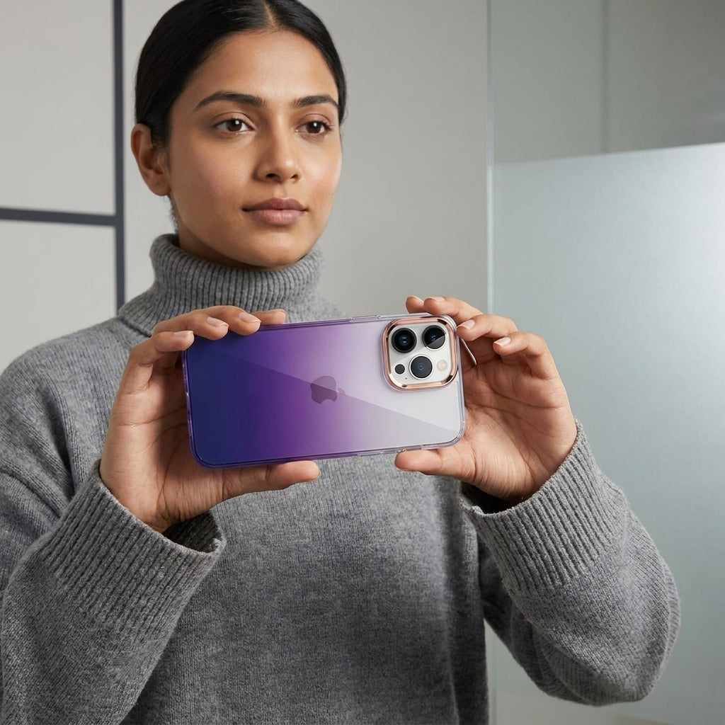 Gradient Fade iPhone Case – Purple Edition
