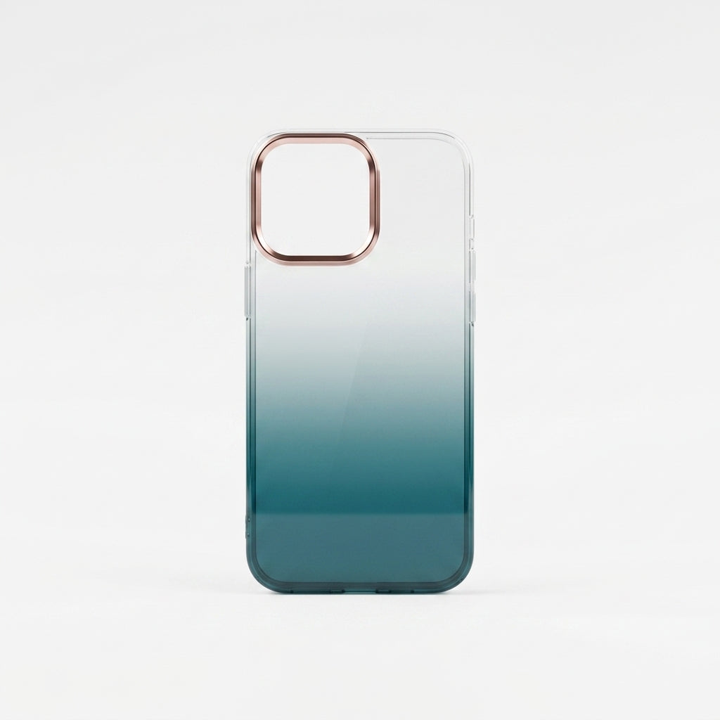 Gradient Fade iPhone Case – Ocean Blue Edition