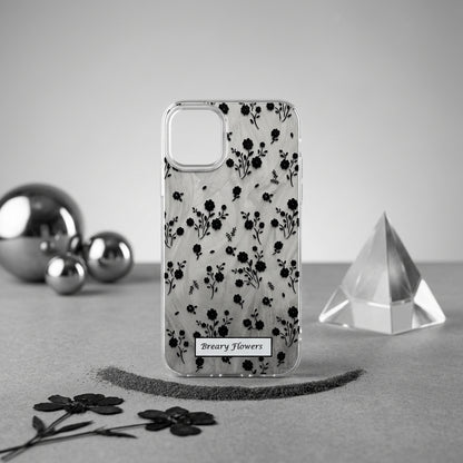 Breary Flowers iPhone Case – Clear Floral Silicone Cover