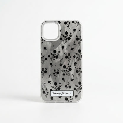 Breary Flowers iPhone Case – Clear Floral Silicone Cover