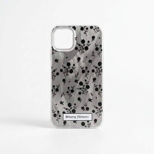 Breary Flowers iPhone Case – Clear Floral Silicone Cover