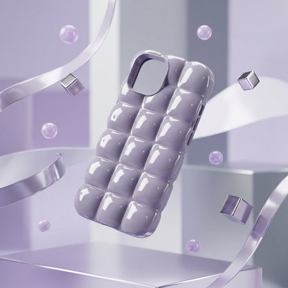 Puffer Bubble iPhone Case – Lavender Grey | iPouch