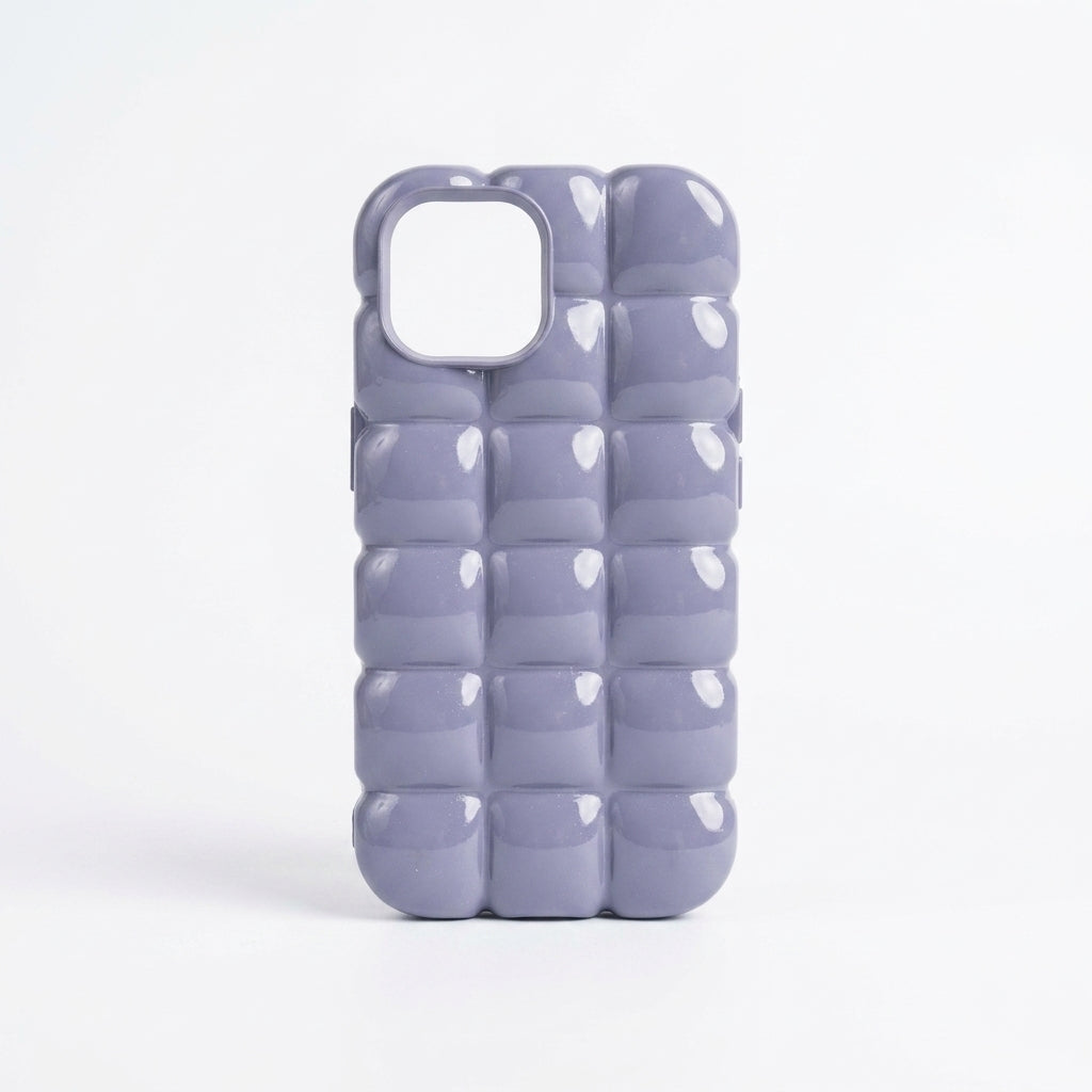 Puffer Bubble iPhone Case – Lavender Grey | iPouch