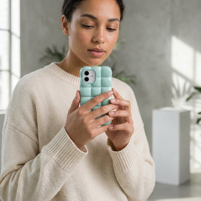 Puffer Bubble iPhone Case – Mint Green | iPouch
