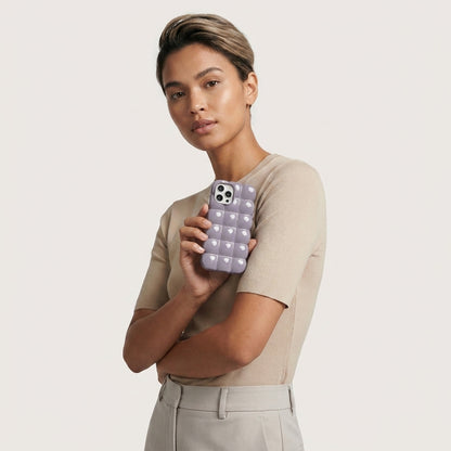 Puffer Bubble iPhone Case – Lavender Grey | iPouch