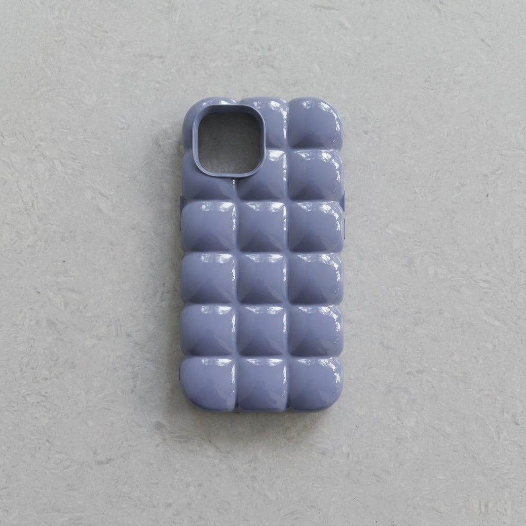 Puffer Bubble iPhone Case – Lavender Grey | iPouch