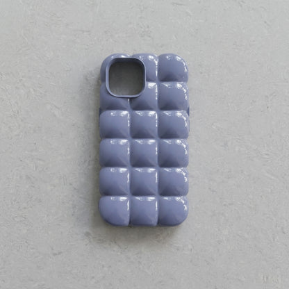 Puffer Bubble iPhone Case – Lavender Grey | iPouch