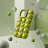 Olive Green Puffer Silicone iPhone Case