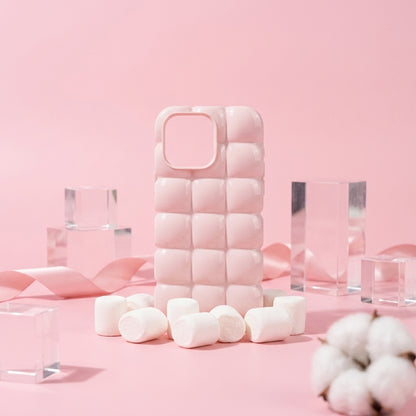 Blush Pink Puffer Silicone iPhone Case