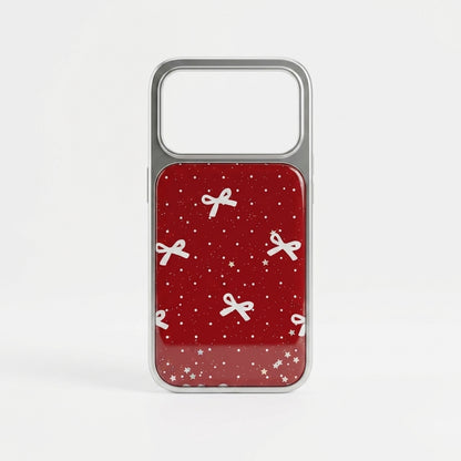 Bow & Stars Glitter iPhone Case